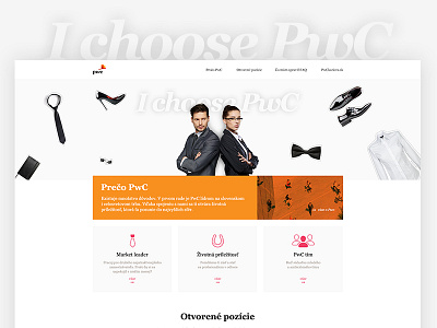 PwC I choose PwC Microsite microsite webdesign