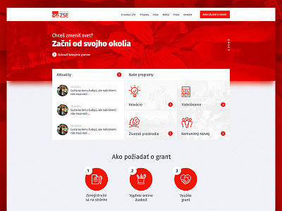 Nadácia ZSE nadacia zse webdesign