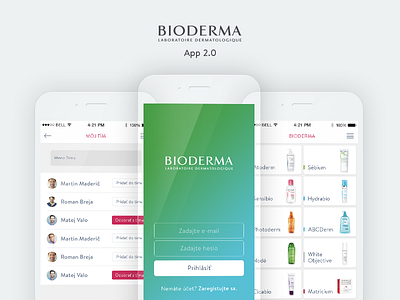 Bioderma App 2.0 app bioderma ui ux