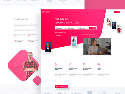 Zamestnam ci logo ui ux webdesign