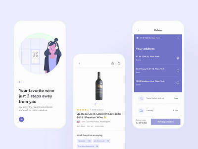Wino - UI App Design