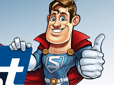 superhost 2d art character design characters illustration raster superman