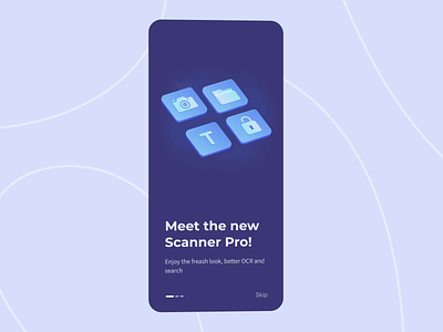 Meet the-all-new Scanner Pro! 🙌 adobe ae after effect aftereffects animation app folder icon intro ios ipad iphone motion design motion graphic motion graphics onboarding onboarding screens productivity readdle scanner welcome screen