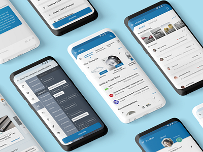 B2B Sourcing App b2b manufacturing mobile app supplies ui ux