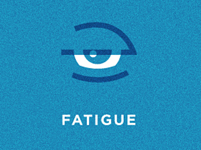 Fatigue icon illustration