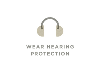 Hearing Protection icon illustration