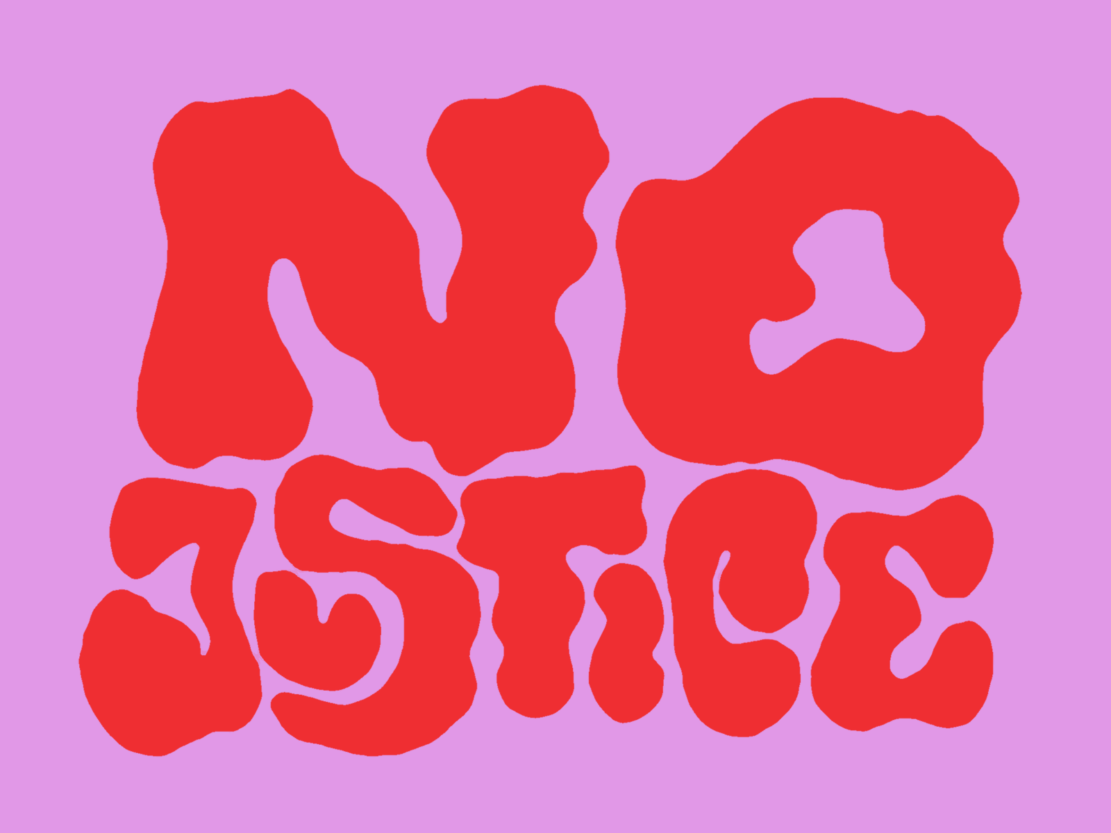 No Justice, No Peace animation bright gif hand lettering illustration lettering