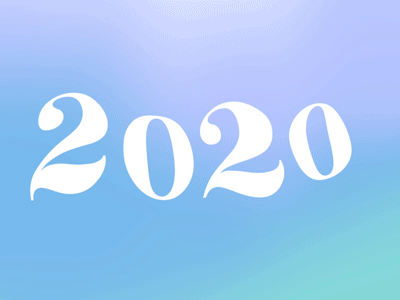 2020 into 2021 animation fluidity gif lettering motion new year