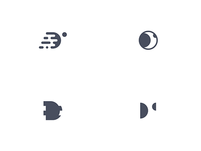 digital - rejected logo marks d digital icon letter logo mark mono simple studio symbol