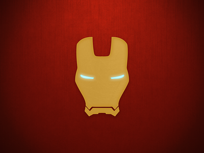 Iron Man comics gold illustrator ironman marvel minimal movie photoshop red superhero test vector