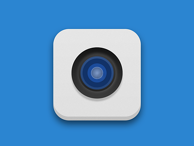Camera icon on iOS 7 - Concept