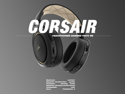 corsair headphones aplicación corsair diseño gaming headphones logo marca tipografía
