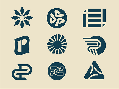 Icon Dump c design graphic design icon icons identity logo monogram p spark sun