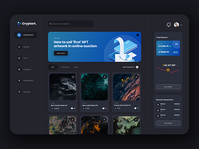 NFT Art Dashboard