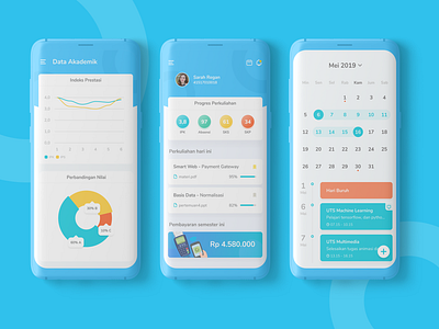 UMB Mobile Redesign app branding clean app design date design education app flat mobile app design redesign schedule ui ui ux design ux