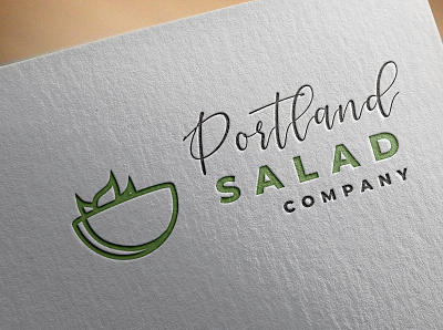 Portland Salad Company - Brand Identity brand and identity branding design logo strategy vegan