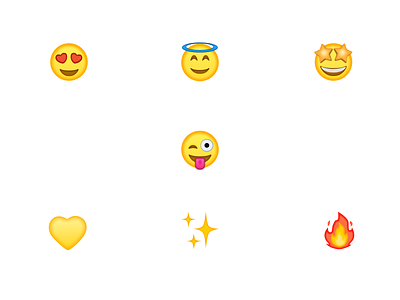 Love for Emojis 💛 emoji emoji set emojiexperts emojis sketch app sketching