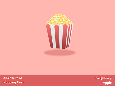 Popcorn 🍿 design emoji emoji set emojis sketch app sketching