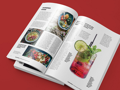 Euphoria Magazine Template design editorial editorial design editorial layout food and beverage indesign layout magazine photograpy print design template design