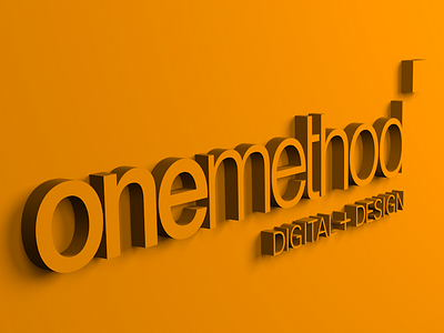 OneMethod Bumper bumper cinema 4d logo motion graphics onemethod