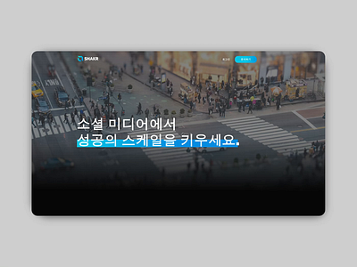 Shakr - Website Animation animation branding components design digital products korea korean scroll scroll animation scrolling shakr ui web design z1