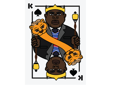 Themed Card deck sample: King of Spades v.1