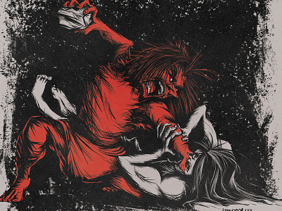 The Death of Remus history illustration mythology photoshop