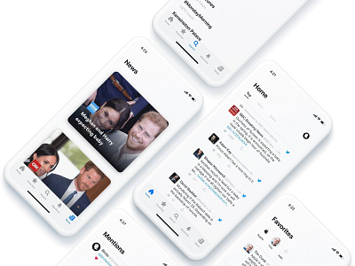 Birdie for Twitter app clean client ios ios 12 iphone minimal minimal app minimal design news news app twitter ui ux design user experience ux