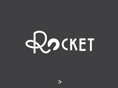 Rocket go into the moon design fun icon illustration line logo rantaucreative rocket