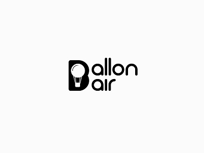Ballon Air logo concept ballon branding design fun icon illustration line logo rantaucreative simple