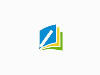 Pencil + Book logo idea