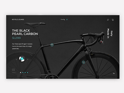 bicycle shop bike black bycicle dark mobile online online shop ui uiux