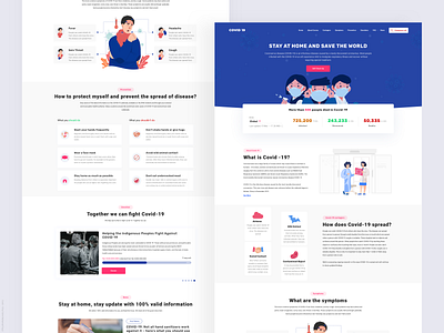 Covid-19 Website Exploration app clean clean ui covid covid 19 minimal ui ux web website website design