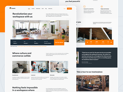 CoWork | Co-working Landing Page