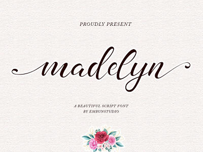 Madelyn - Chic Script font beautiful business chic font handwritten lettering logo script wedding