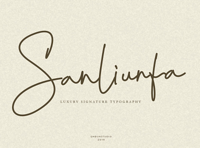 Sanliurfa Luxury Signature Font branding font font design hand lettering handwriting handwritten logo modern signature typography