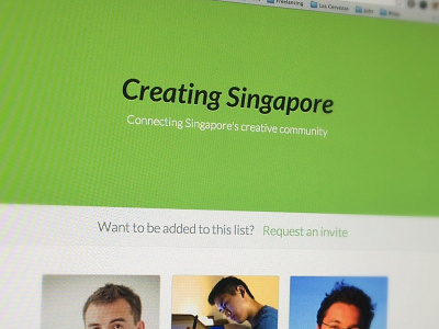 Creating Singapore design green layout pixels singapore web