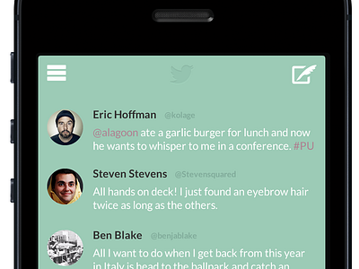 Twitter app idea - WIP