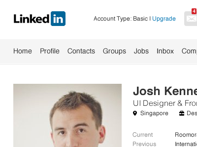 LinkedIn Redesign - WIP