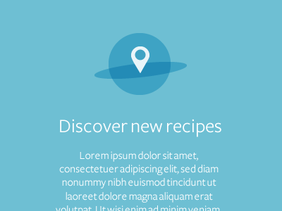 Discover! blue freight sans icon proxima nova