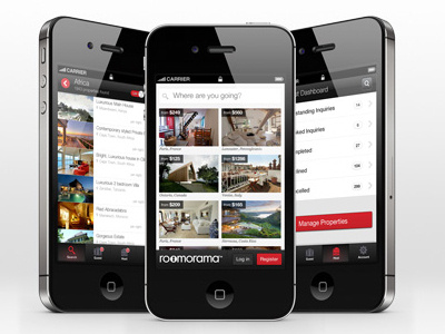 Coming soon to an App Store near you ios ipad iphone red roomorama travel wip