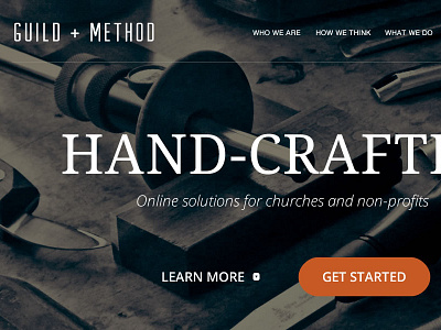 Introducing Guild + Method arvil sans colors droid sans full layout typography web design