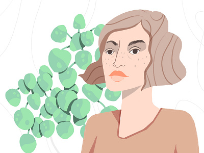 Style Tests color editorial flat illustration style woman