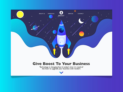 Landing Page Space Design