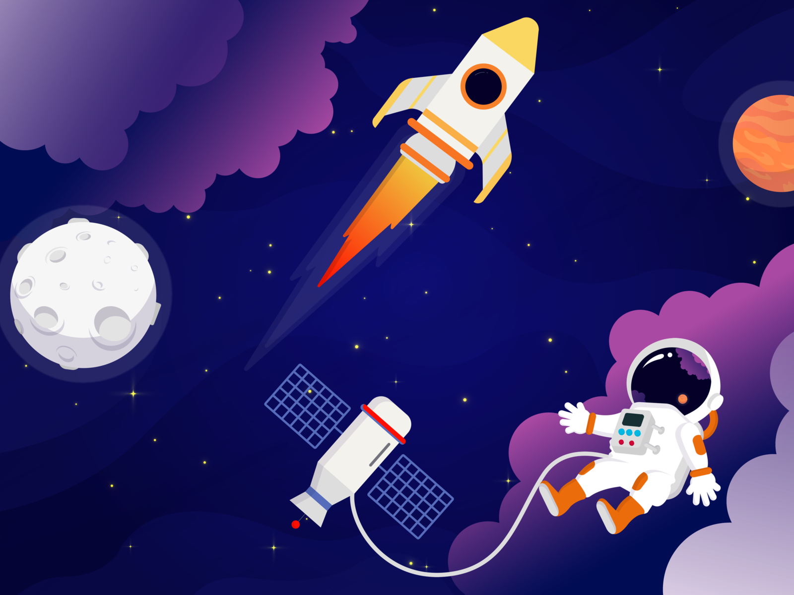 Lost In Space Design by Nitin Kumar on Dribbble