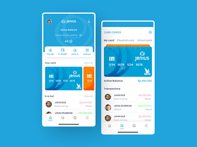 Jenius App Redesign app concept app design app ui banking app design finance app ios app design redesign ui ux ui design uiuxdesign