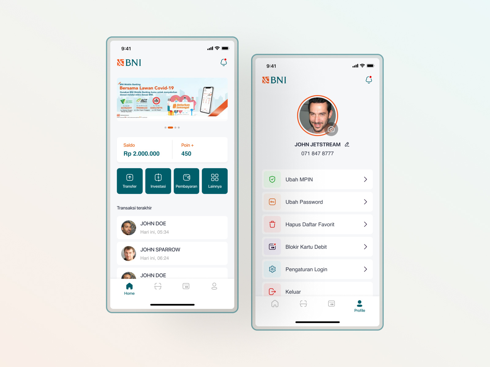 Banking App Concept by Arsanda Maulana on Dribbble