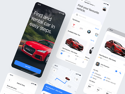 Rental Car App - Exploration application booking bookingapp car carental design exploration mobile mobileapp mobiledesign rental rentalcarapp ui ui ux ui design uiexploration uiuxdesign