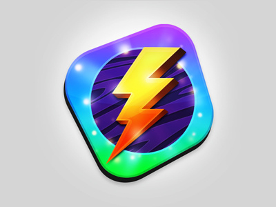 lightning game gameplay icon ios light lightning neon texture wood