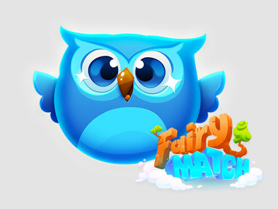 Owl animal bird game graphic icon interface match owl